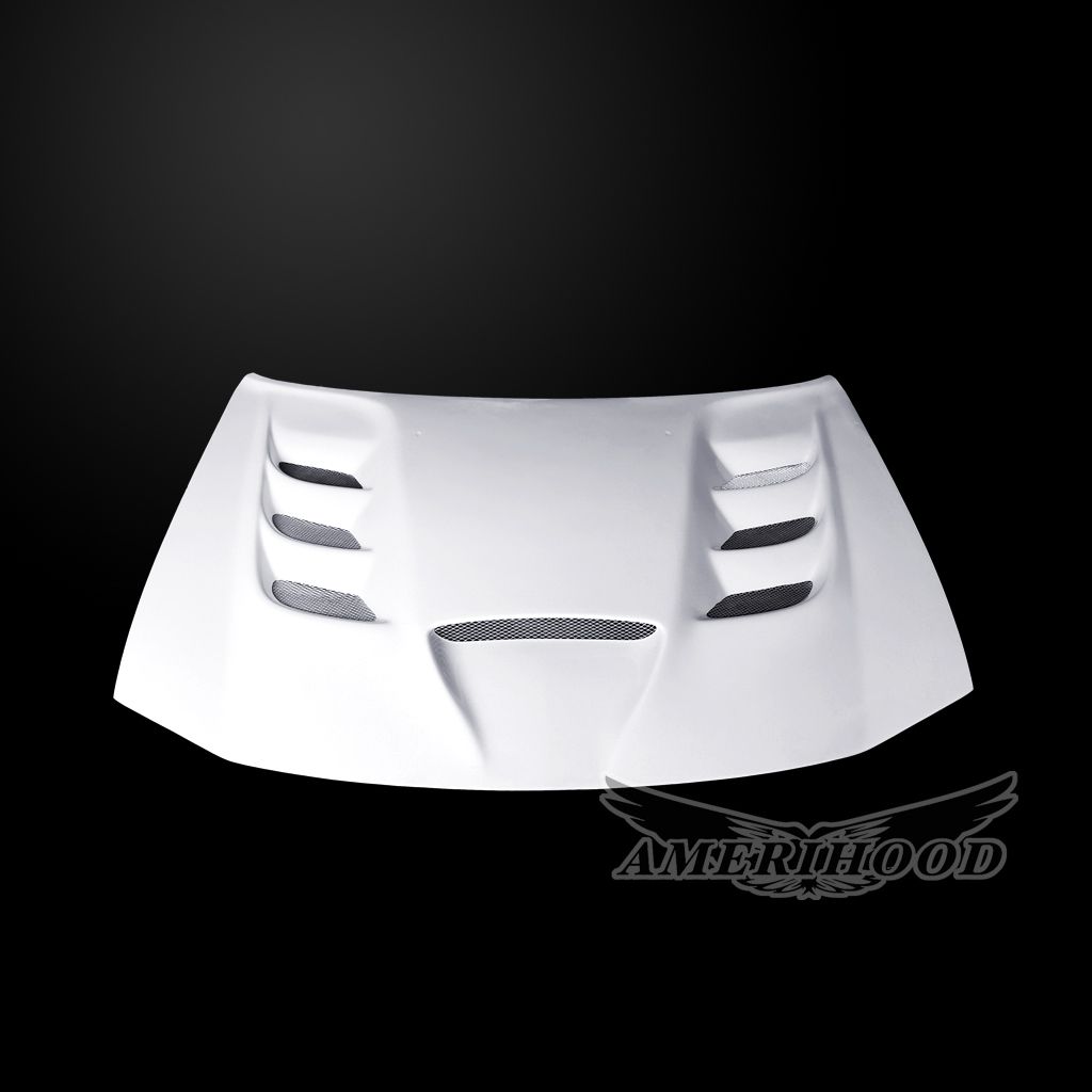 AmeriHood - Dodge Charger 2006-2010 VIP Style Functional Heat Extractor Ram Air Hood