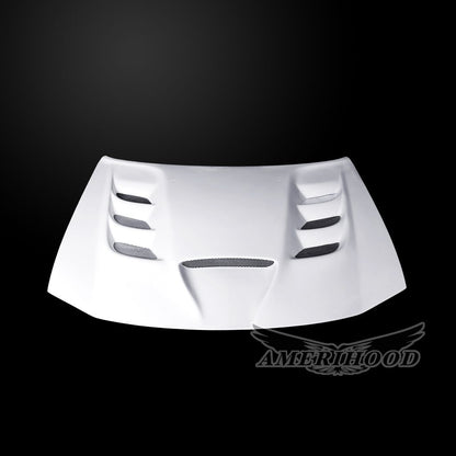 AmeriHood - Dodge Charger 2006-2010 VIP Style Functional Heat Extractor Ram Air Hood