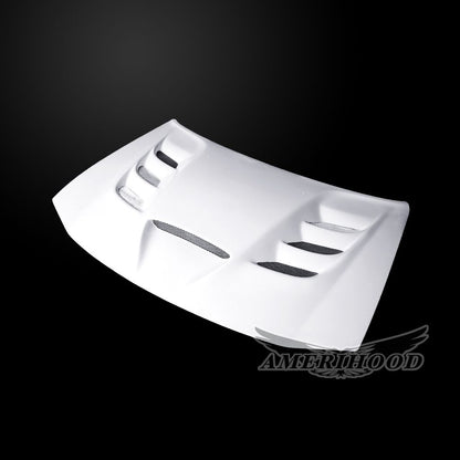AmeriHood - Dodge Charger 2006-2010 VIP Style Functional Heat Extractor Ram Air Hood