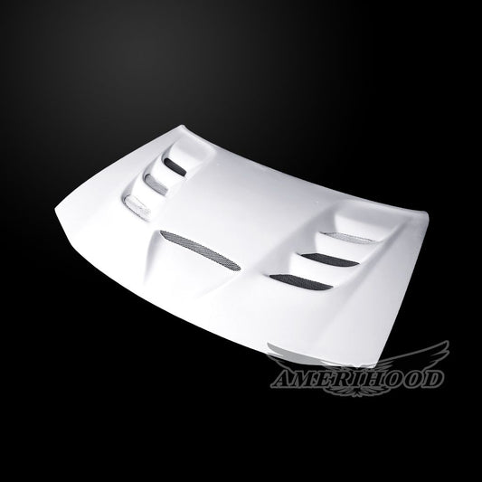 AmeriHood - Dodge Charger 2006-2010 VIP Style Functional Heat Extractor Ram Air Hood