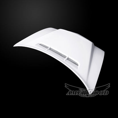AmeriHood - Dodge Charger 2011-2014 Type-DEM Style Functional Heat Extraction Ram Air Hood