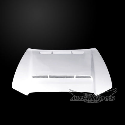 AmeriHood - Dodge Charger 2011-2014 Type-DEM Style Functional Heat Extraction Ram Air Hood