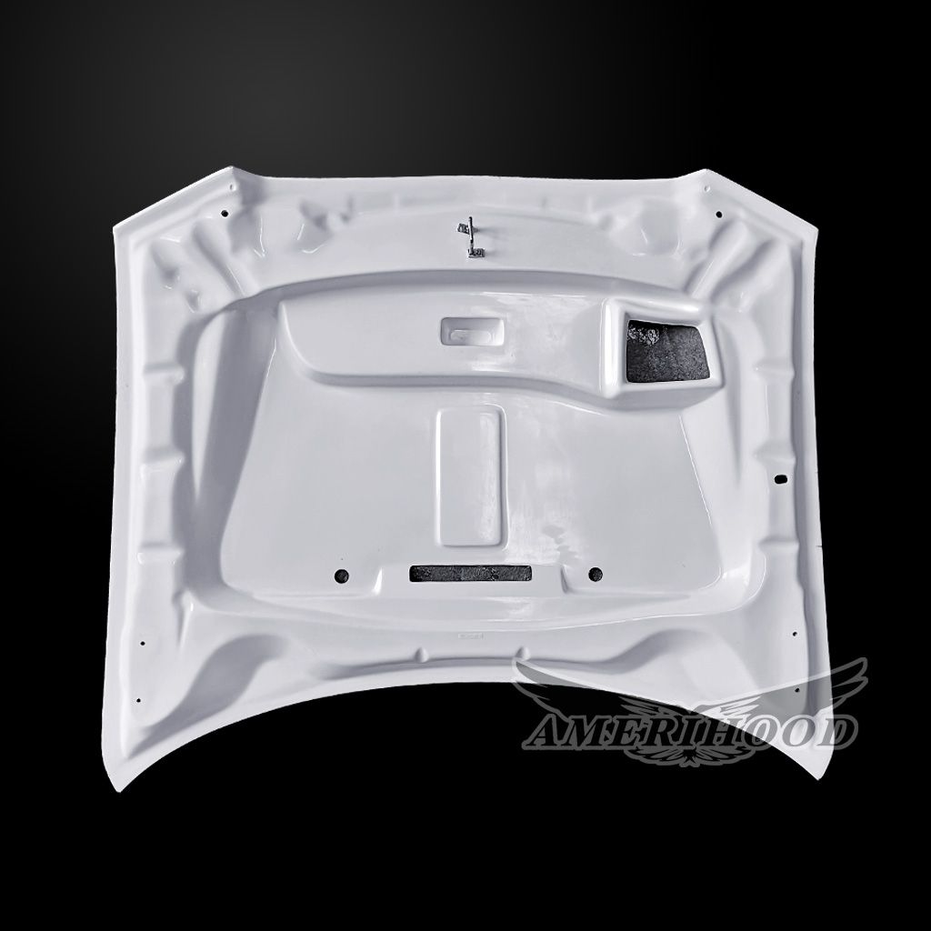 AmeriHood - Dodge Charger 2011-2014 Type-DEM Style Functional Heat Extraction Ram Air Hood