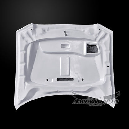 AmeriHood - Dodge Charger 2011-2014 Type-DEM Style Functional Heat Extraction Ram Air Hood