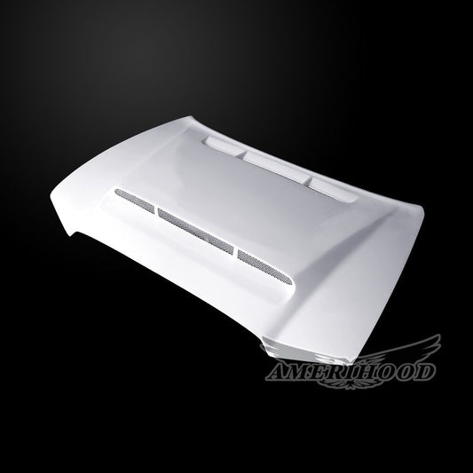 AmeriHood - Dodge Charger 2011-2014 Type-DEM Style Functional Heat Extraction Ram Air Hood