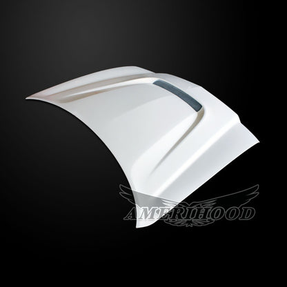 AmeriHood - Dodge Charger Model 2011-2014 SRT8 Style Functional Heat Extraction Hood