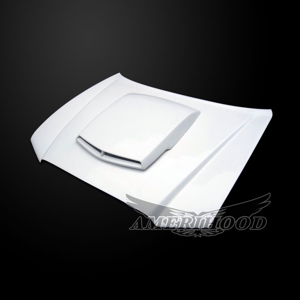 AmeriHood - Dodge Charger 2011-2014 Type-DEM Style Functional Heat Extraction Ram Air Hood