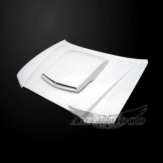 AmeriHood - Dodge Charger 2011-2014 Type-DEM Style Functional Heat Extraction Ram Air Hood