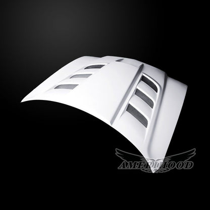 AmeriHood - Dodge Charger 2011-2014 Type-VIP Style Functional Heat Extraction Ram Air Hood