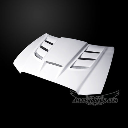 AmeriHood - Dodge Charger 2011-2014 Type-VIP Style Functional Heat Extraction Ram Air Hood