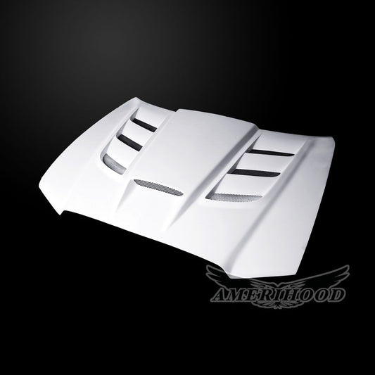 AmeriHood - Dodge Charger 2011-2014 Type-VIP Style Functional Heat Extraction Ram Air Hood