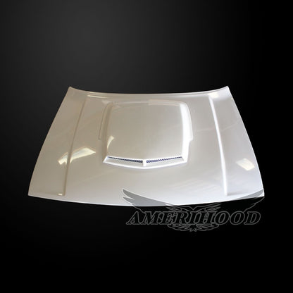 AmeriHood - Dodge Challenger Model 2008-2023 TA Style Functional Heat Extraction Hood