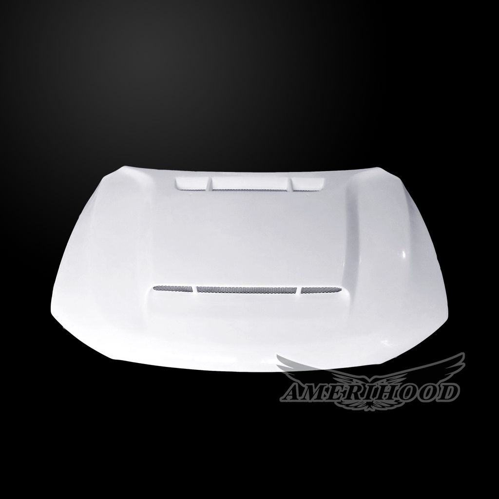 AmeriHood - Dodge Durango 2011-2025 DEM Style Functional Heat Extractor Ram Air Hood