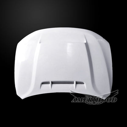 AmeriHood - Dodge Durango 2011-2025 DEM Style Functional Heat Extractor Ram Air Hood