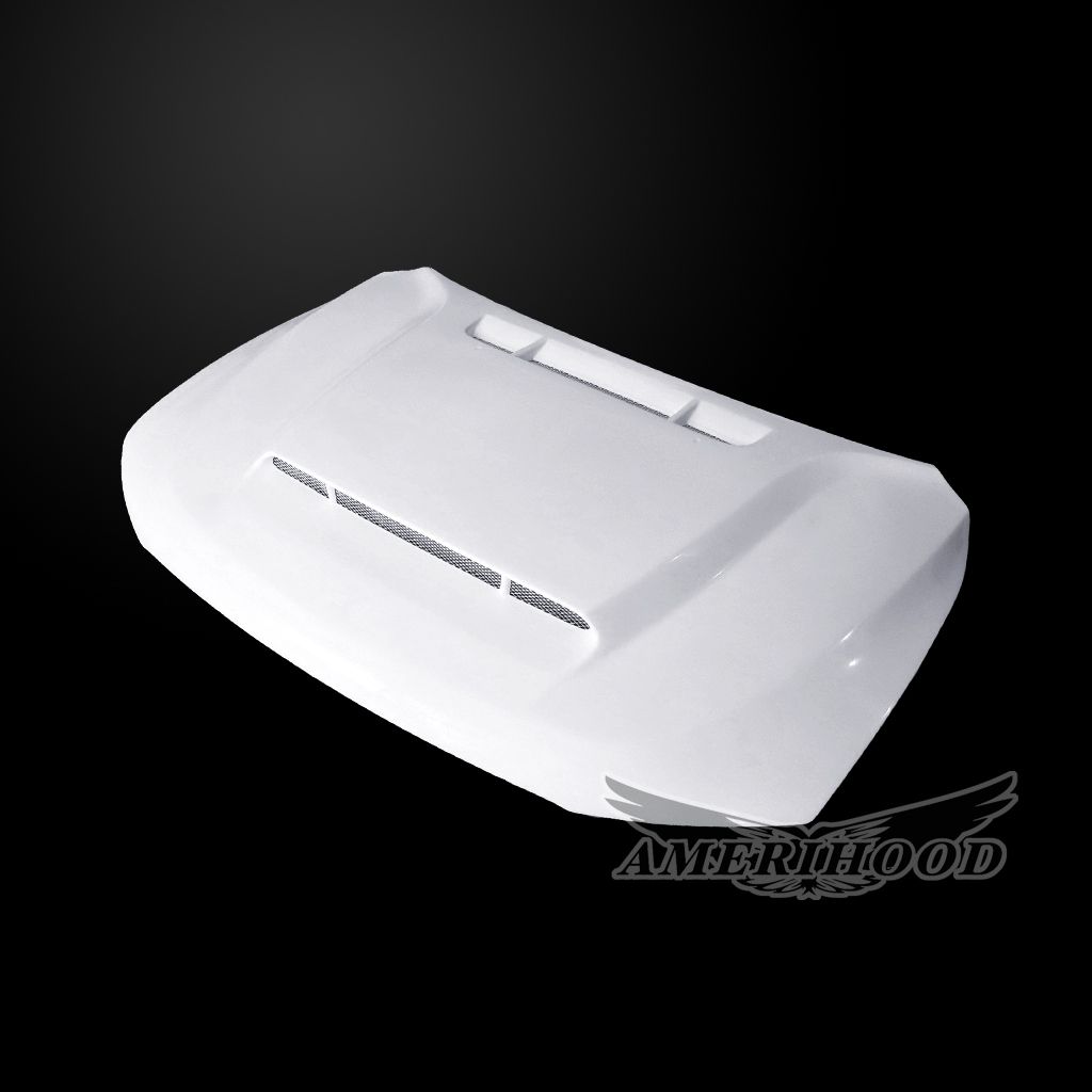 AmeriHood - Dodge Durango 2011-2025 DEM Style Functional Heat Extractor Ram Air Hood
