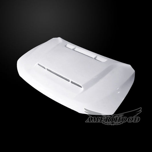 AmeriHood - Dodge Durango 2011-2025 DEM Style Functional Heat Extractor Ram Air Hood