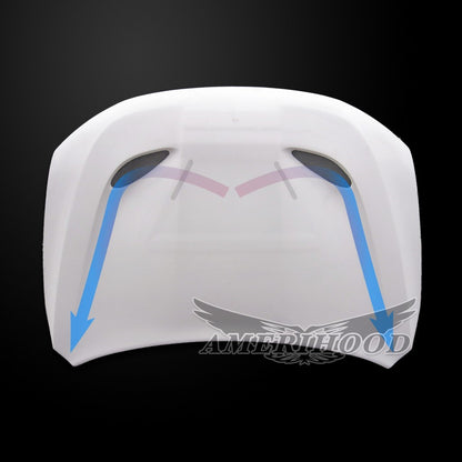 AmeriHood - Dodge Durango Model 2011-2025 SRT8 Style Functional Heat Extraction Hood