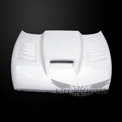 AmeriHood - Dodge Dakota 1997-2004 SSK Style Functional Heat Extractor Ram Air Hood