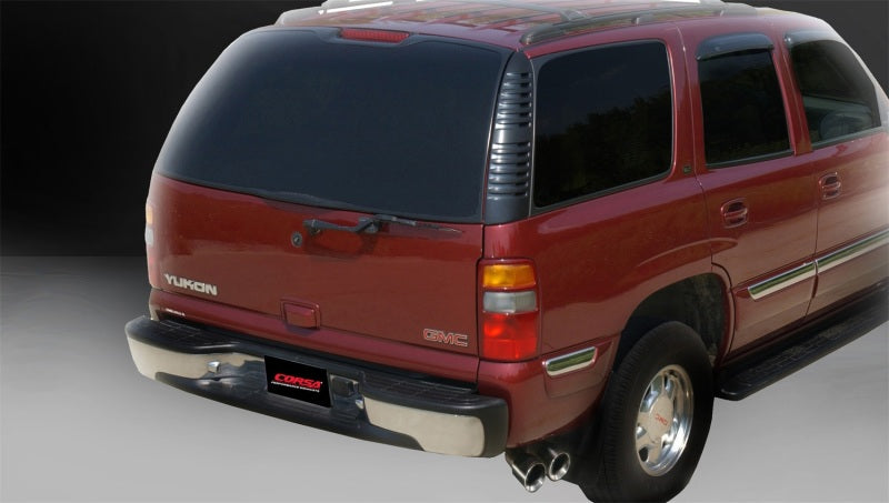 Corsa Performance 02-06 Chevrolet Tahoe 5.3L V8 Polished Sport Cat-Back Exhaust