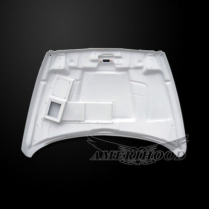 AmeriHood - Dodge Ram 3500 2003-2009 Type-CLG Style Functional Ram Air Hood