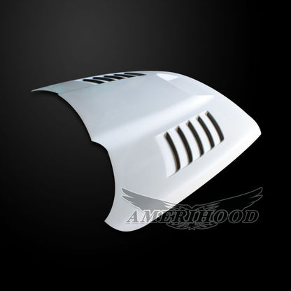 AmeriHood - Dodge Ram 1500 2002-2008 Type-SSK Style Functional Heat Extractor Ram Air Hood