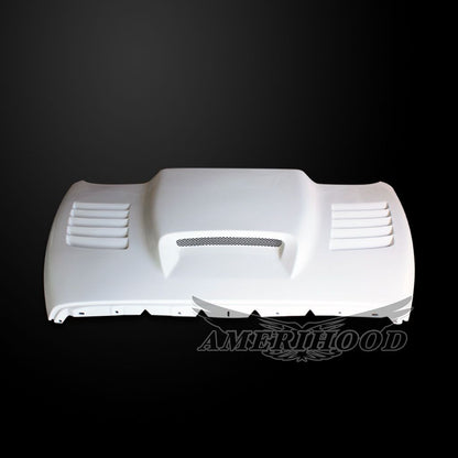 AmeriHood - Dodge Ram 2500 2003-2009 Type-TS Style Functional Heat Extractor Ram Air Hood