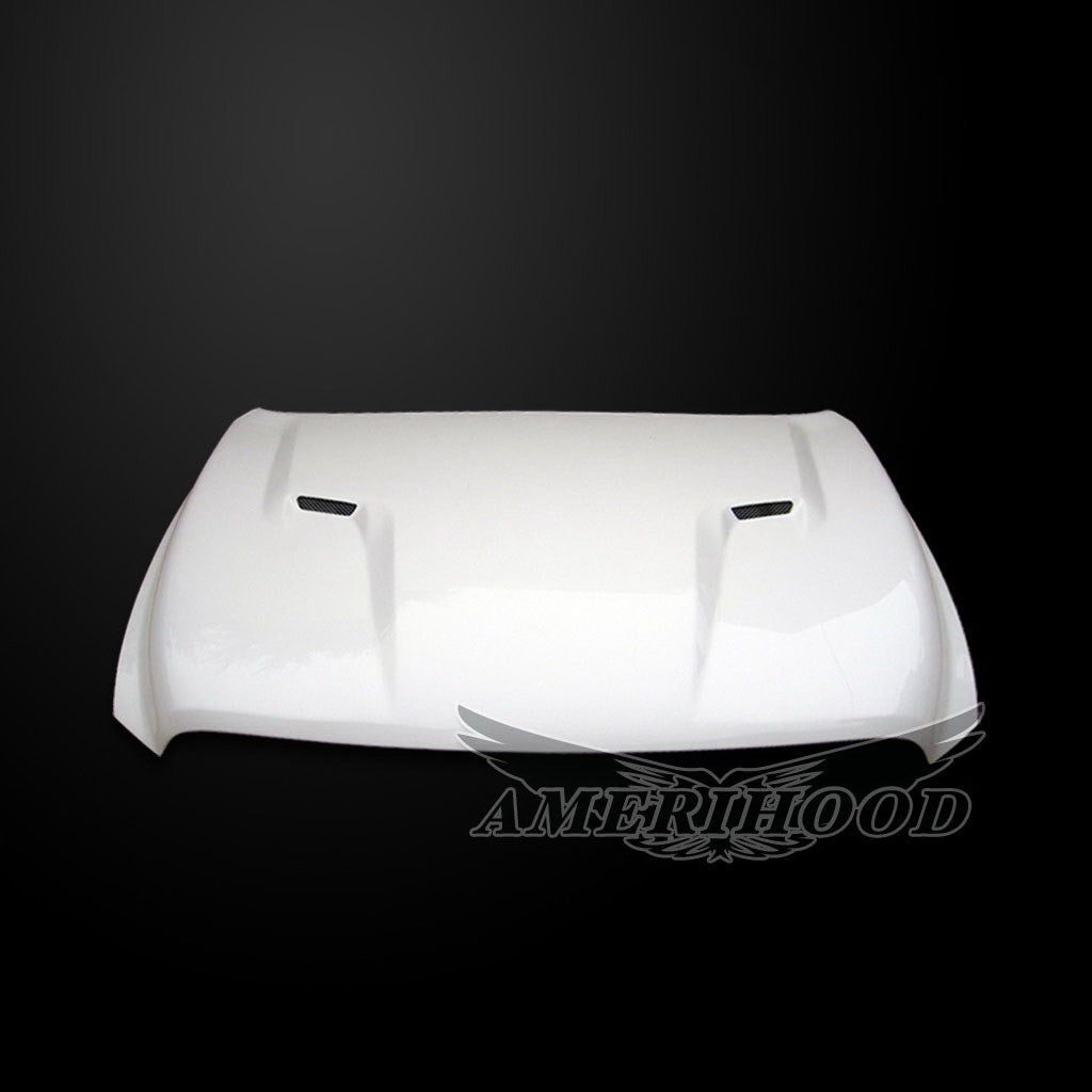 AmeriHood - Dodge RAM 1500 Model 2009-2018 CLG Style Functional Heat Extraction Hood