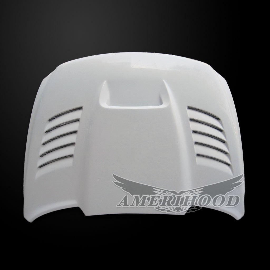 AmeriHood - Dodge RAM 1500 Model 2009-2018 SSK Style Functional Heat Extraction Hood