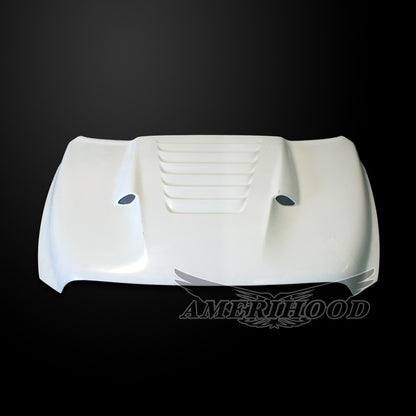 AmeriHood - Dodge RAM 1500 Model 2009-2018 TS Style Functional Heat Extraction Hood