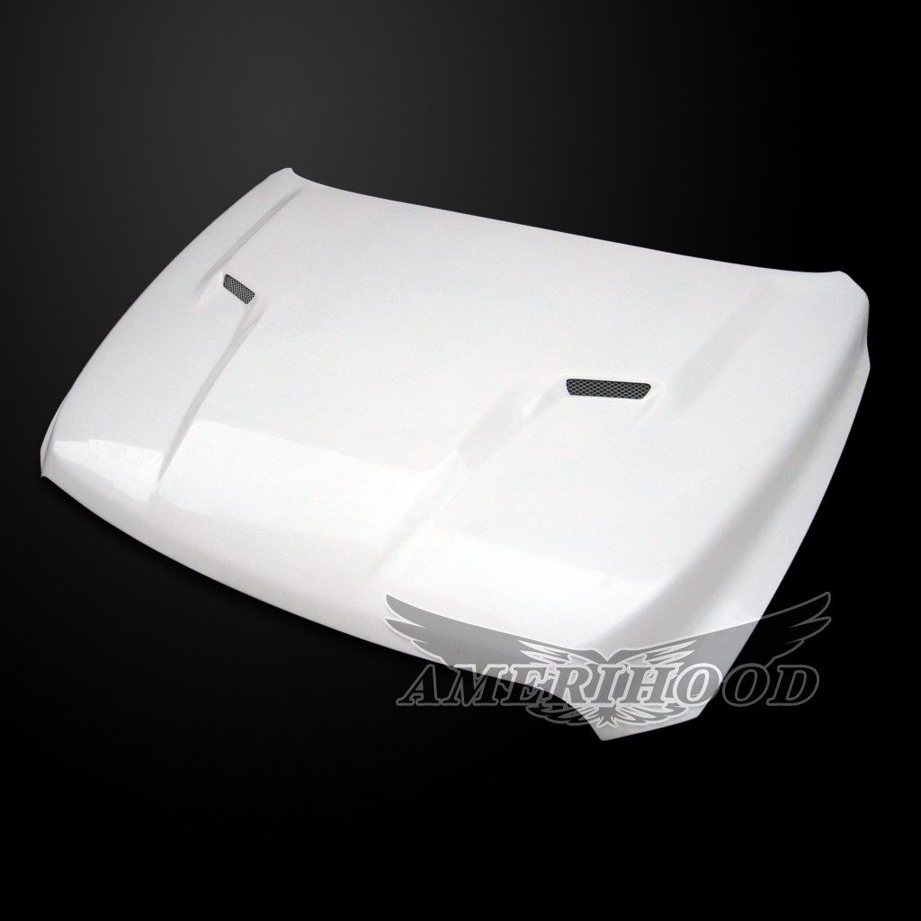 AmeriHood - Dodge Ram 3500 2010-2018 Type-CLG Style Functional Ram Air Hood