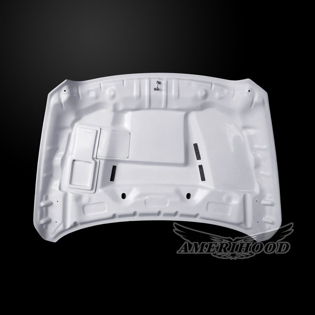 AmeriHood - Dodge Ram 3500 2010-2018 VIP Style Functional Heat Extractor Ram Air Hood