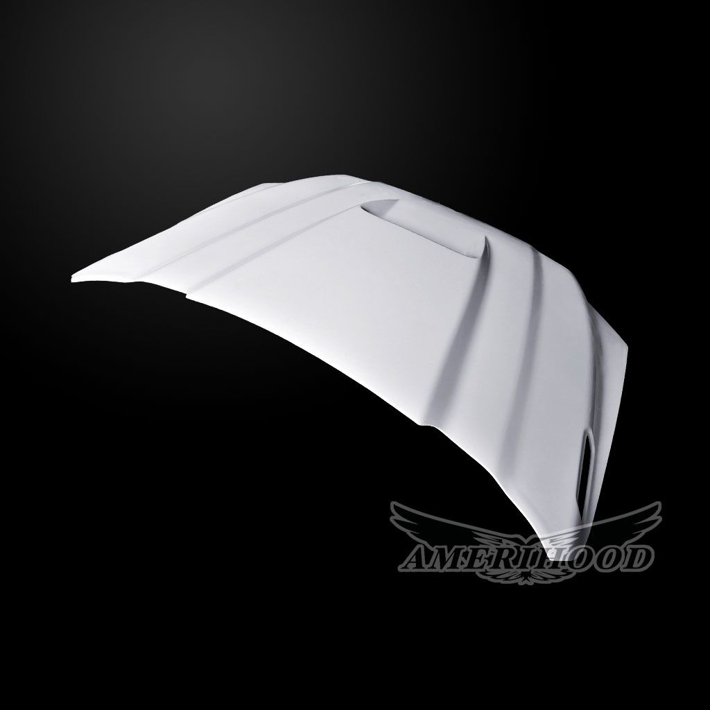 AmeriHood - Dodge Ram 3500 2019-2025 SRT Style Functional Heat Extractor Ram Air Hood (Vehicle Registration Card Required)