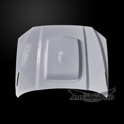 AmeriHood - Dodge Ram 3500 2019-2025 TA Style Functional Heat Extractor Ram Air Hood (Vehicle Registration Card Required)