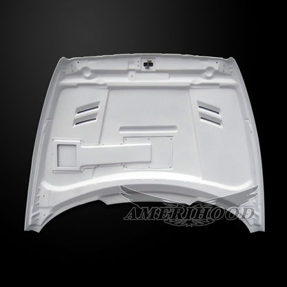 AmeriHood - Dodge Ram 3500 1994-2002 SSK Style Functional Heat Extraction Ram Air Hood (ram air for v6, v8 and diesel only)