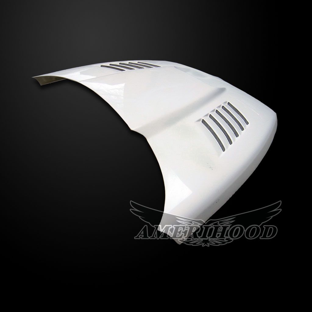 AmeriHood - Dodge Ram 3500 1994-2002 SSK Style Functional Heat Extraction Ram Air Hood (ram air for v6, v8 and diesel only)