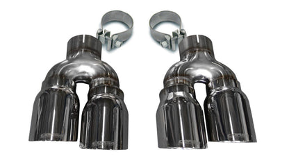 Corsa Performance 16-18 Cadillac ATS 3.6T 4in Inlet / 4in Outlet Twin Polished Tip