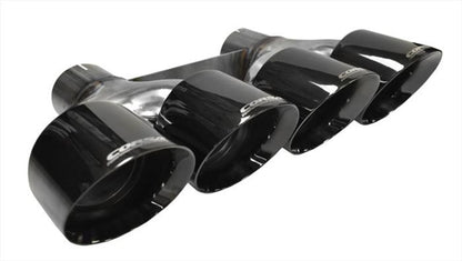 Corsa Performance 15-15 Chevrolet Corvette 6.2L V8 Quad 45in Polished Black Pro-Series