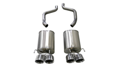 Corsa Performance 09-13 Chevrolet Corvette (C6) 6.2L Polished Xtreme Axle-Back Exhaust
