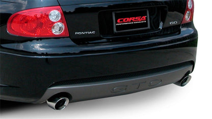 Corsa Performance 05-06 Pontiac GTO 6.0L V8 2.5in Sport Cat-Back + XPipe Exhaust Polishe