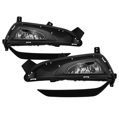 Spyder 16-18 Hyundai Tucson OEM Style Fog Lights w/Switch - Clear (FL-HYTU2016-C) 9044274