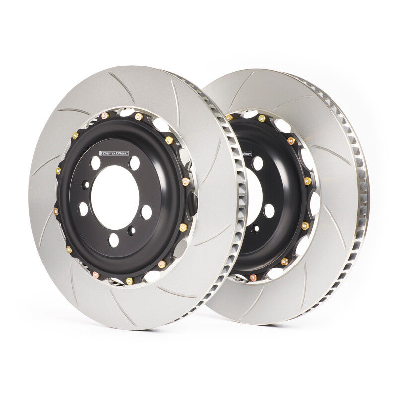 GiroDisc 2020+ BMW M3/M4 (G80/G82/G83 w/Carbon Ceramic Brakes) 2-Piece 400mm Slotted Front Rotors
