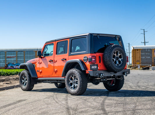 Borla 18-19 Jeep Wrangler JL/JLU 2.0L 4Cyl 2DR/4DR Axle Back Exhaust S-Type w/ 3.5in Tips 11963