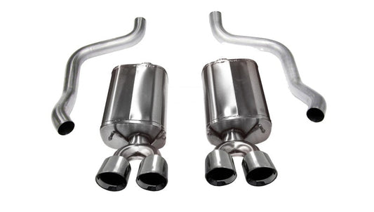 Corsa Performance 09-13 Chevrolet Corvette C6 6.2L V8 Polished Sport Axle-Back Exhaust