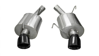 Corsa Performance 05-10 Ford Mustang Shelby GT500 5.4L V8 Black Sport Axle-Back Exhaust