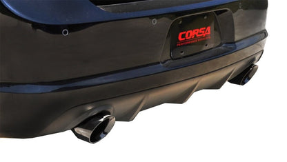 Corsa Performance 12-13 Dodge Charger SRT-8 6.4L V8 Black Xtreme Cat-Back Exhaust