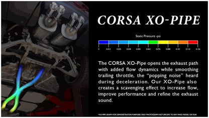 Corsa Performance Corsa 11-14 Ford Mustang GT 5.0L V8 2.75in XO-Pipe w/ Cat