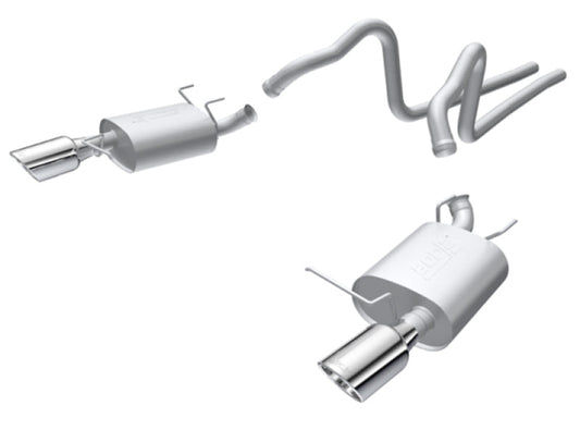 Borla 2011 Ford Mustang 3.7L 6cyl 6spd RWD SS S-Type Catback Exhaust 140375