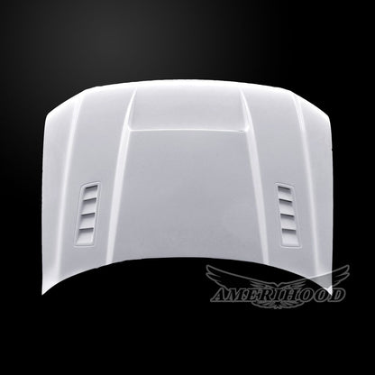 AmeriHood - Ford F-150 2004-2008 SMS Style Functional Heat Extractor Ram Air Hood