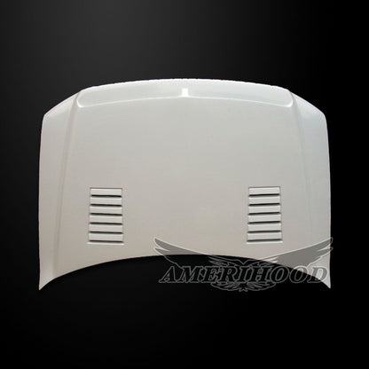 AmeriHood - Ford F-150 2004-2008 Type-E Style Functional Heat Extractor Ram Air Hood