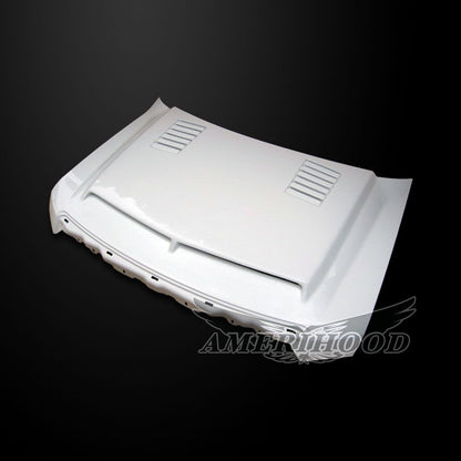 AmeriHood - Ford F-150 2009-2014 Type-E Style Functional Heat Extractor Ram Air Hood